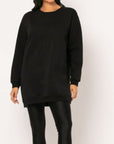 ΜΠΛΟΥΖΑ ΦΟΥΤΕΡ OVERSIZE BLACK & CAMEL