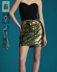 Μίνι φούστα παγιέτα - Gold Label