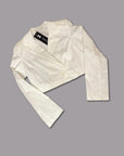 Crop Blazer and Pants Set