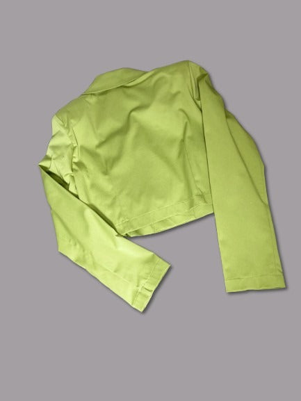 Crop Blazer and Pants Set