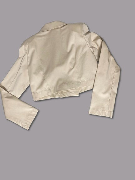 Crop Blazer and Pants Set