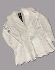 Lace Blazer and Shorts Set