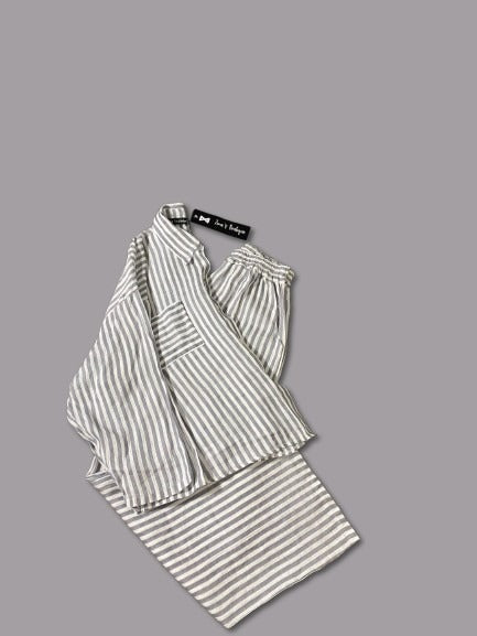 Linen Shirt &amp; Pants Set