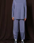 Φούτερ αχνούδιαστο μπλούζα μακρυμάνικη oversized